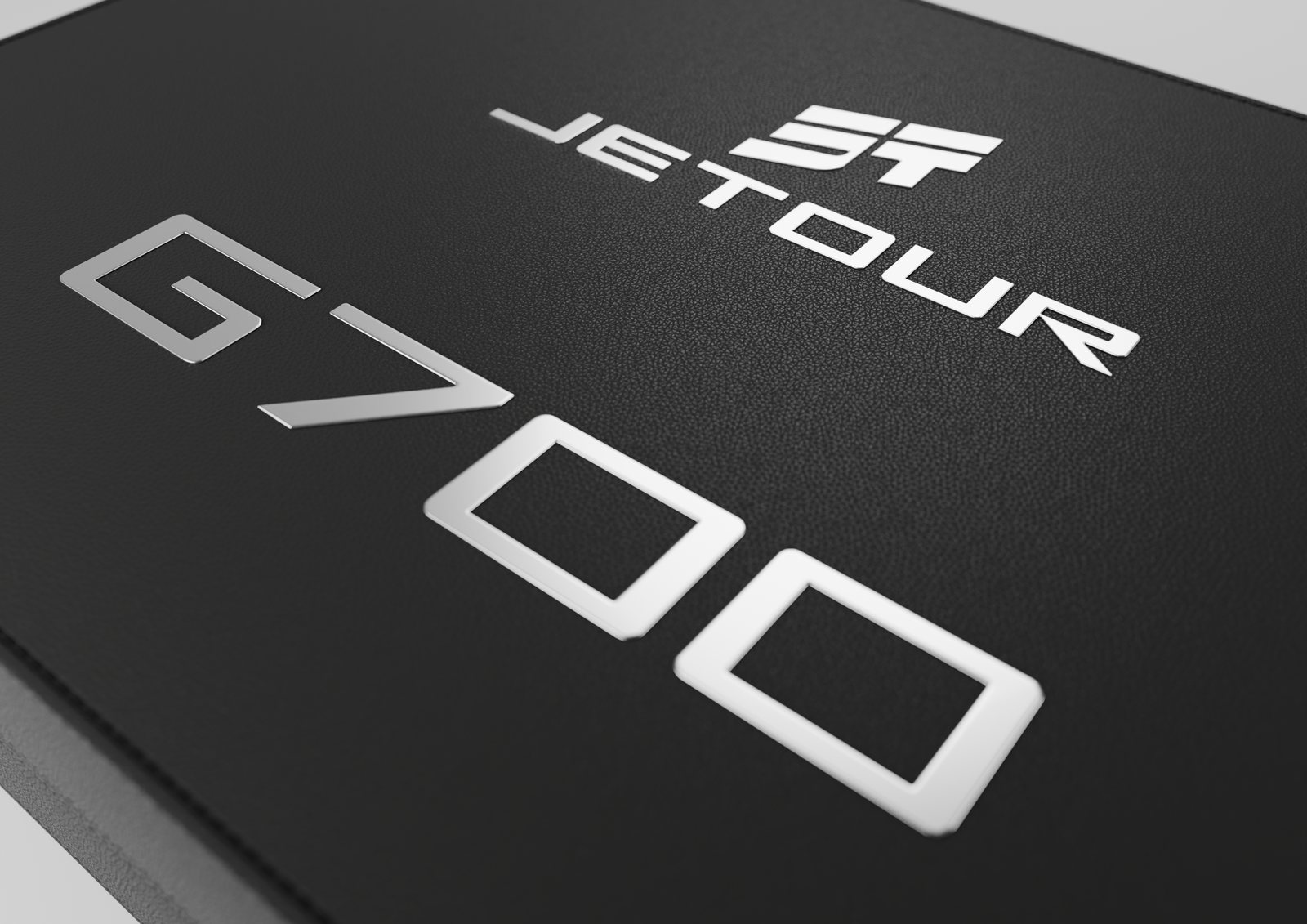 Close-up render of Jetour G700 chairman's club card